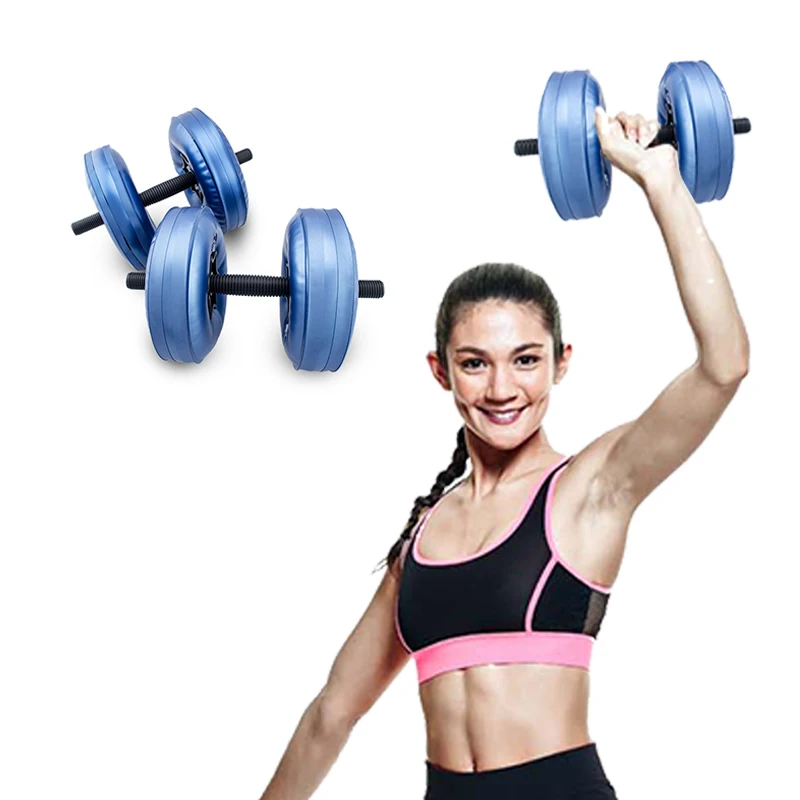 Water Filled Water Dumbbell Weight Circular Dumbbells 10kg dumbbell set