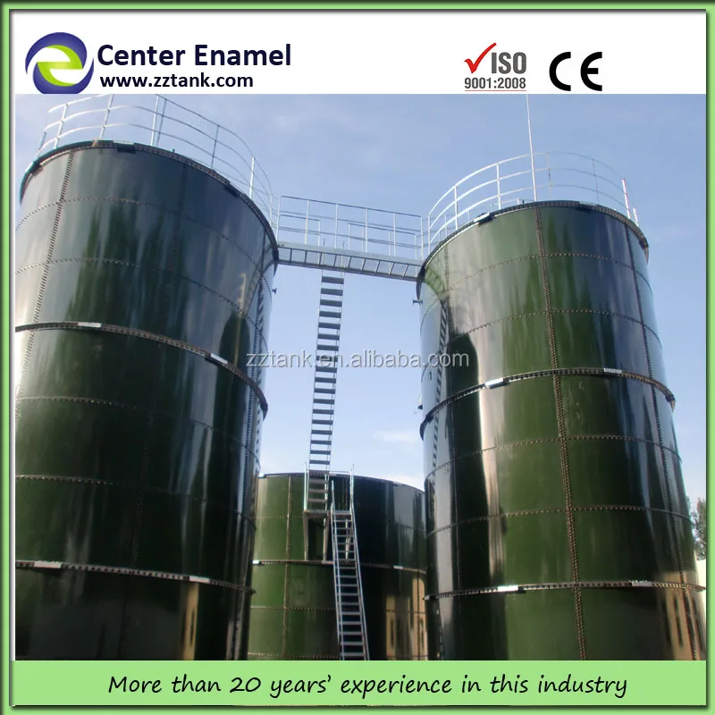 Hotel wastewater GFS tank, anaerobic reactor tank with enamel coating
