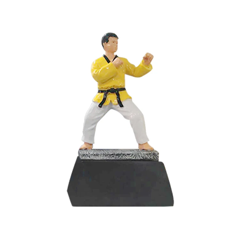 Cheap Wholesale Plastic Taekwondo Trophy Cup Kickboxing Trophies