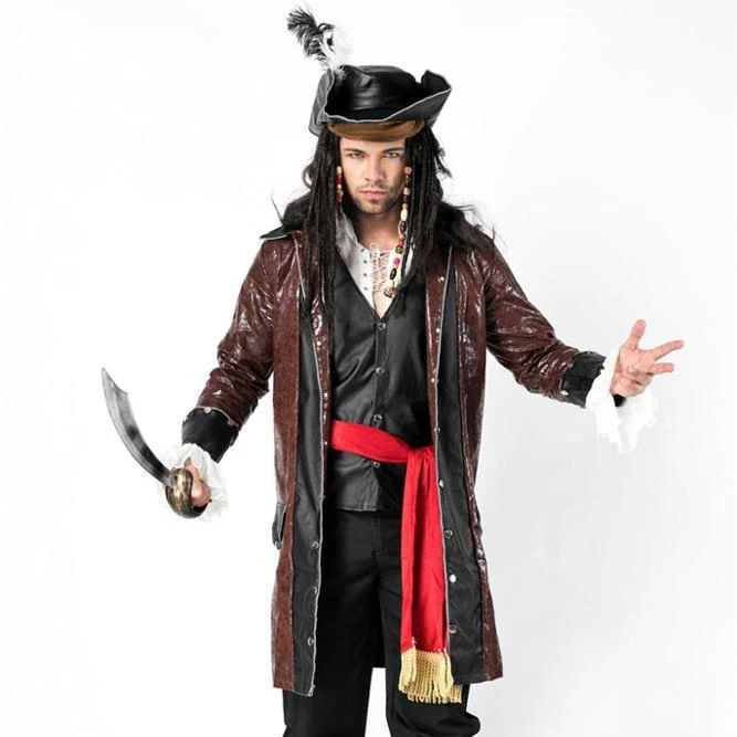Костюм на Хэллоуин мужской костюм пиратов Карибского моря