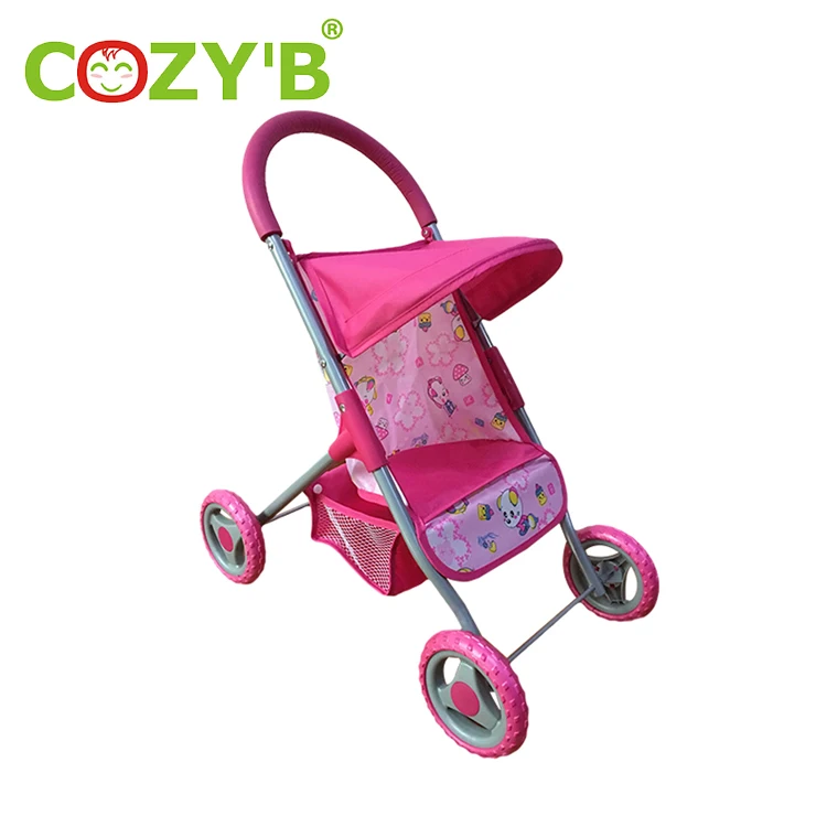 factory wholesale Plastic lovely children baby doll carriage