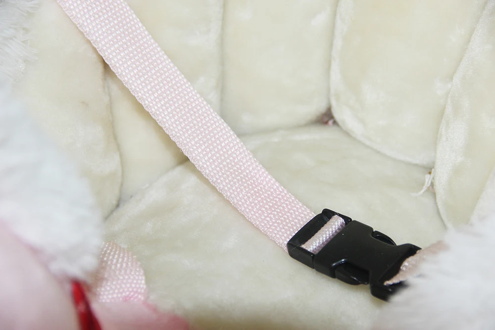 Baby Toys Pink Rocking Horse with Wheels Stuffed Rocking Horse