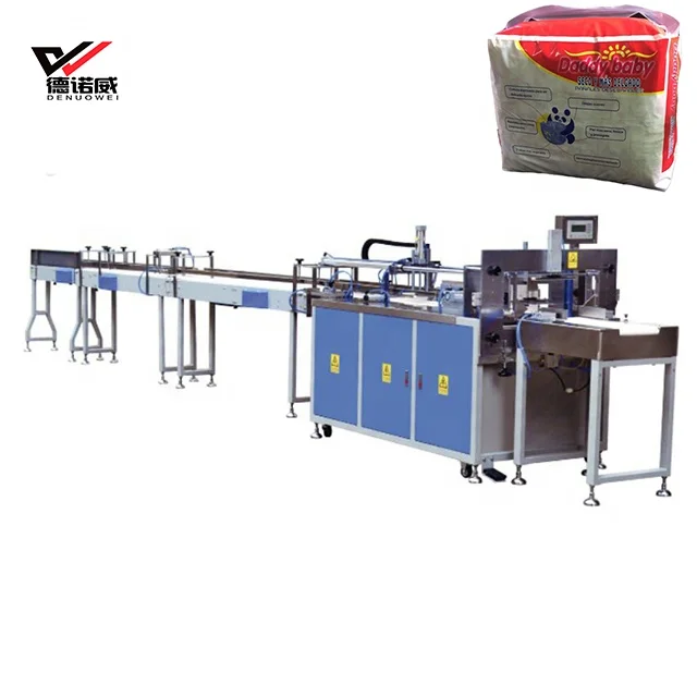 High quality semi automatic baby diaper packing machine