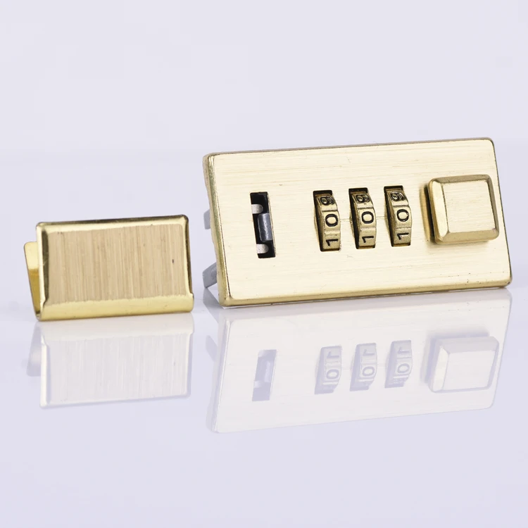 
Rolling three-digit password combination briefcase lock for men 