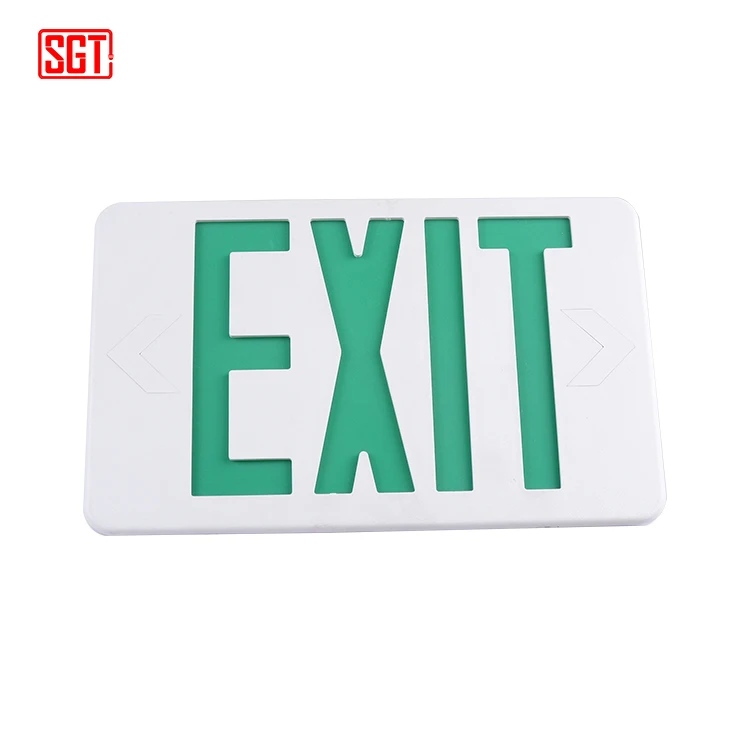 Fire safety emergency light battery operated exit sign