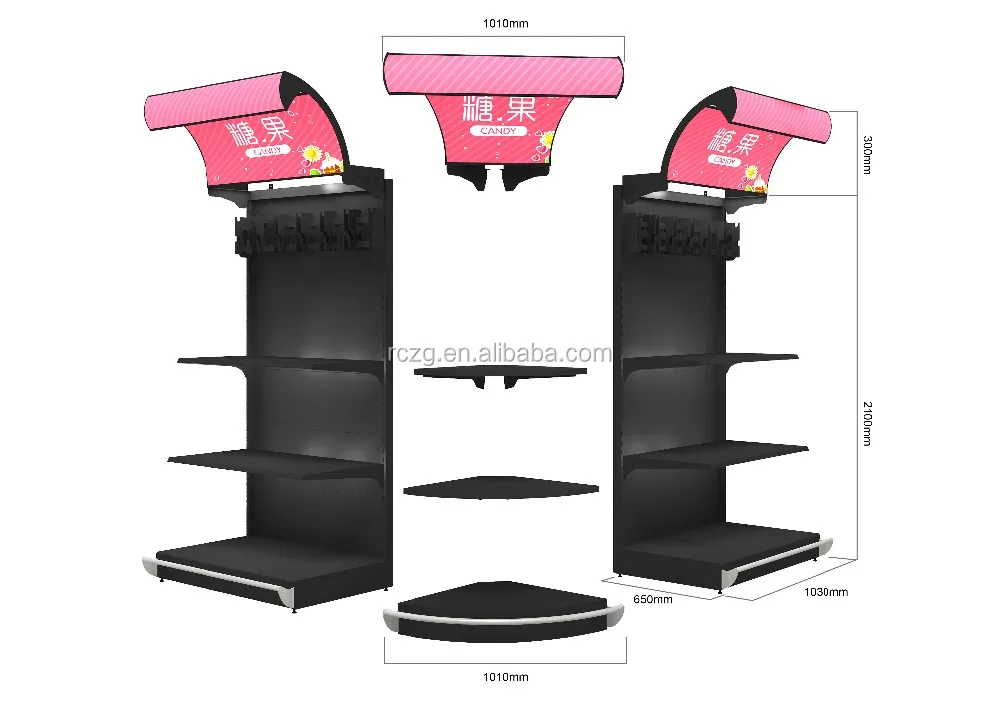 
practical candy display rack, bread display rack for supermarket, potato chip display rack 