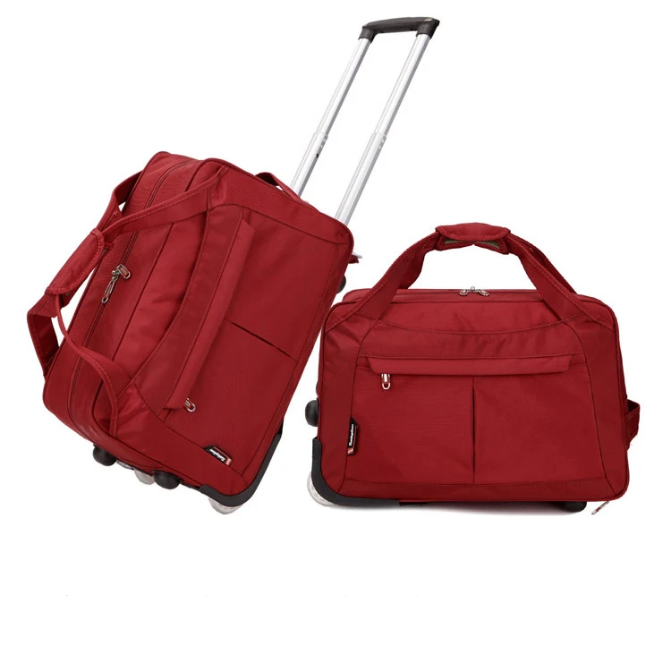 Carry On Under Seat Wheeled Small Trolley Luggage Bag