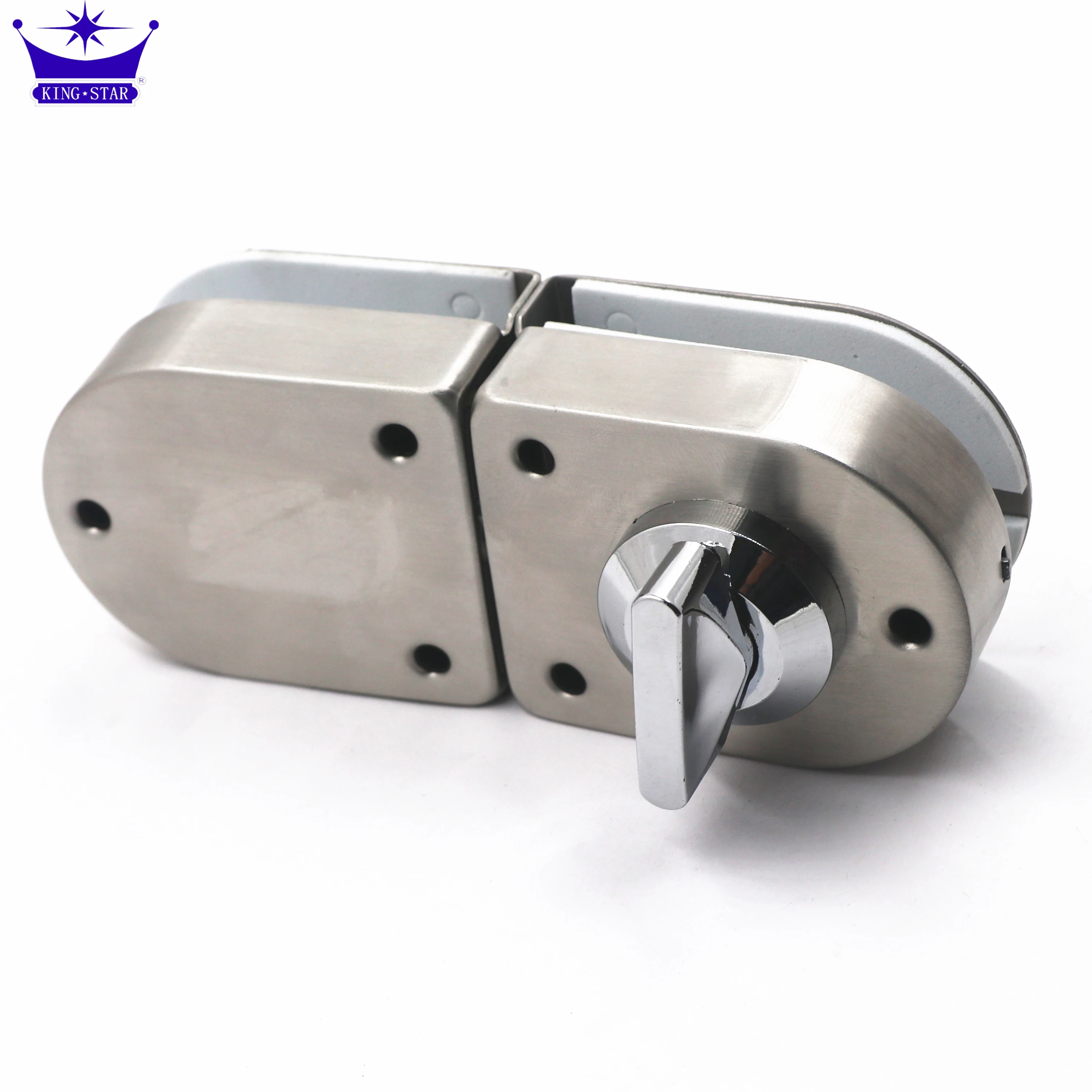 Китайский поставщик, оптовая продажа, Безрамная стеклянная дверная фурнитура, закаленное раздвижное стекло, дверной замок