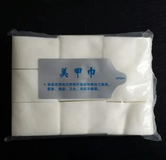 
600pcs Nail Tools Bath Manicure Gel Nail Polish Remover Lint-Free Cotton Napkins For Nails Lint Pads Paper 