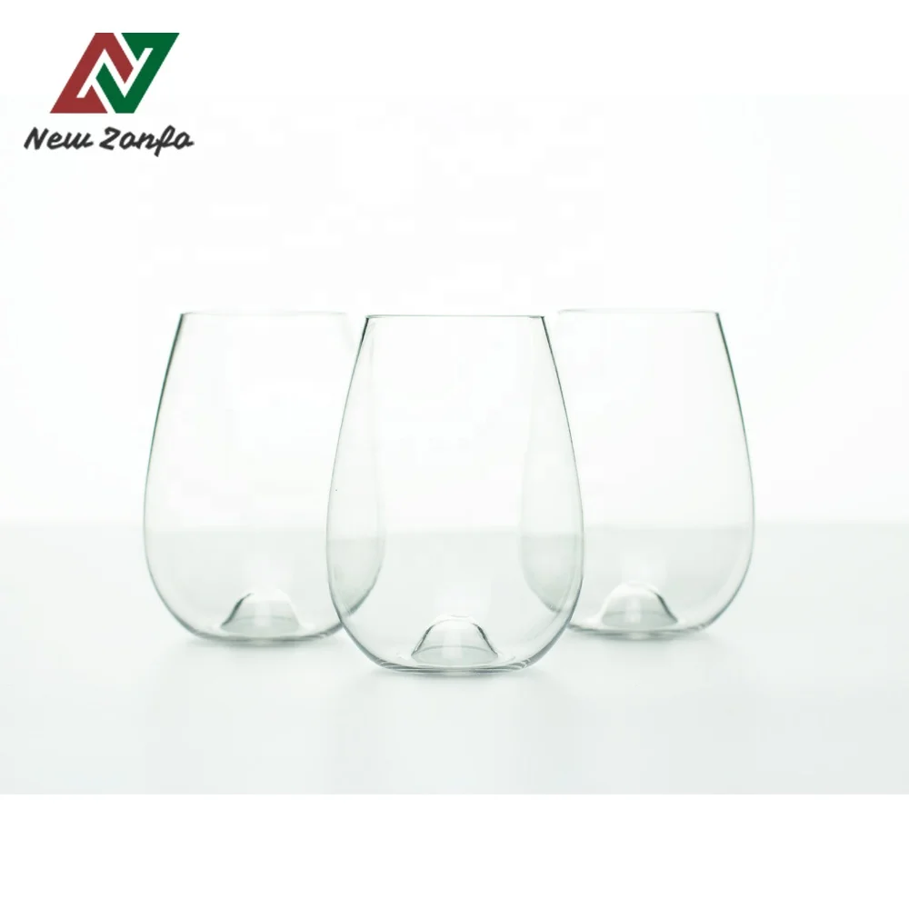 
High Quality Stemless Wine Glass New Style Unbreakable Wine Glasses Shot Glasses 