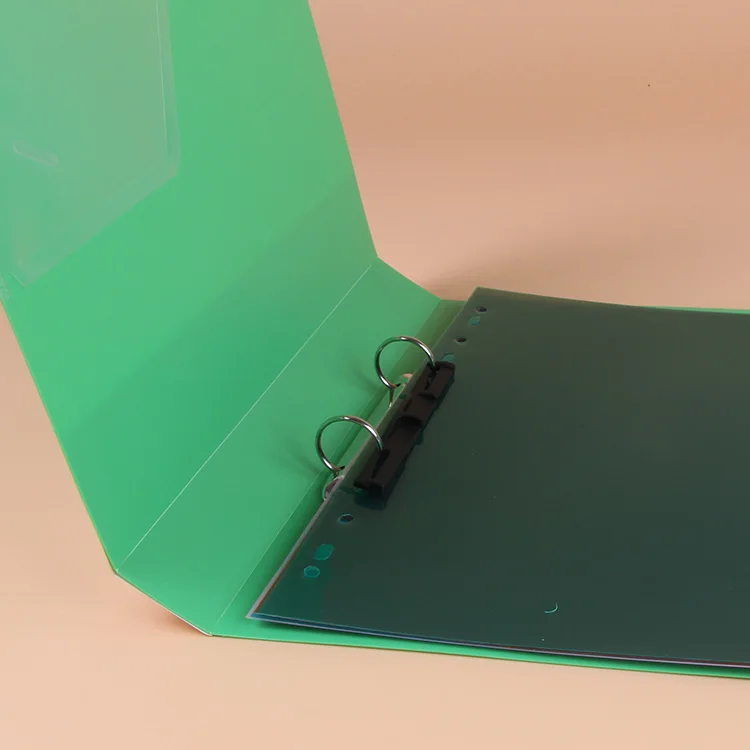 PP envelope documents plastic clear file folder folding with lock