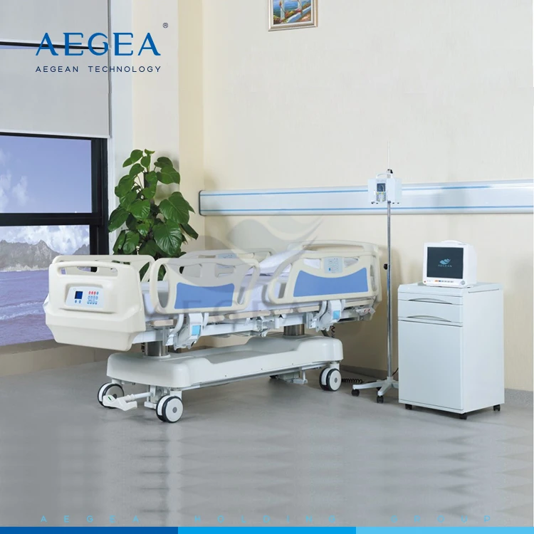 AG-BY009 ICU room have weighing system adjustable Imported motor 5 function intensive care wholesales icu electric hospital beds