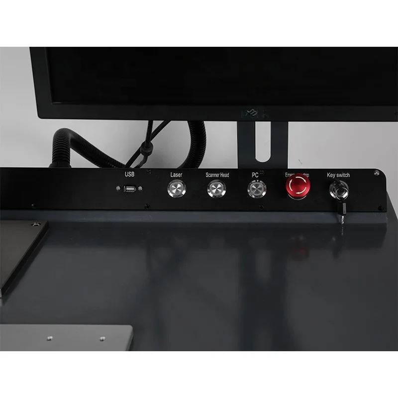 
Gold and Silver Fiber Metal Laser Marking Engraving Machine Price 