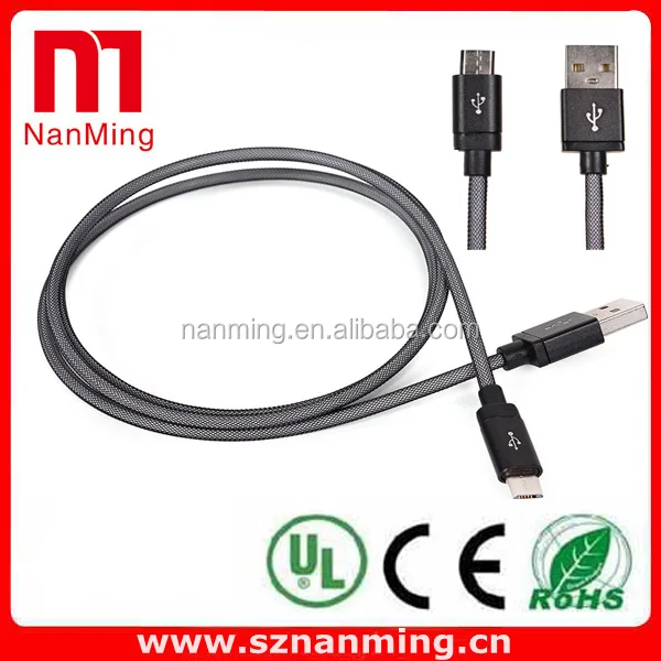 Ажурные ткань плетеный микро USB зарядка кабель синхронизации данных кабель синхронизации для смартфонов