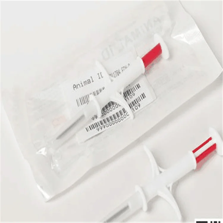 Smalles RFID animal glass tag microchip for tracking duck chicken fish dog mice