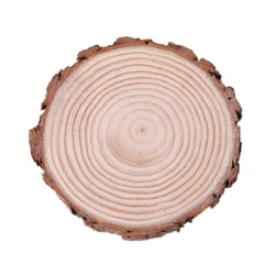 Christmas ornaments DIY blank wooden arts crafts supplies sale natural round circles unfinished pine wood slices