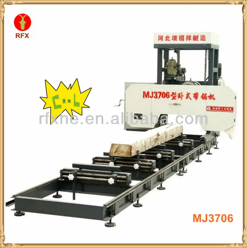 MJ3706 600 лиственных пиления ленточная машина горизонтальной