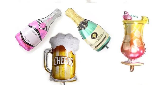 
Large Beer balloon Inflatable World Cup decorations Foam bottle balloon 