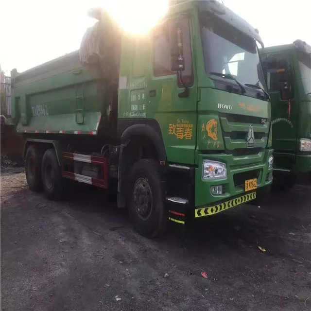 
Used sinotruck 95 percent new 340hp 375HP howo dump truck with diesel engine 10 wheels tippper truck 
