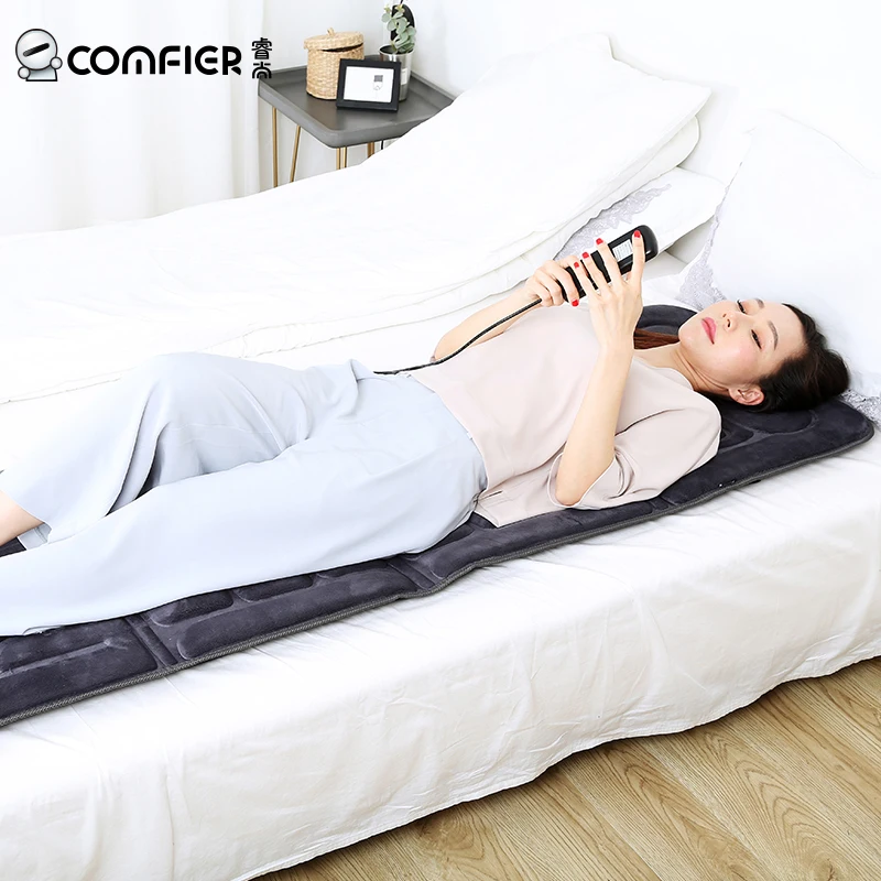 Comfier Hot product Vibration folding massage mattress with 10 motors
