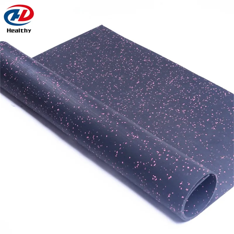 
Shock absorbing noise reduction rubber flooring crossfit rubber gym rubber flooring roll 