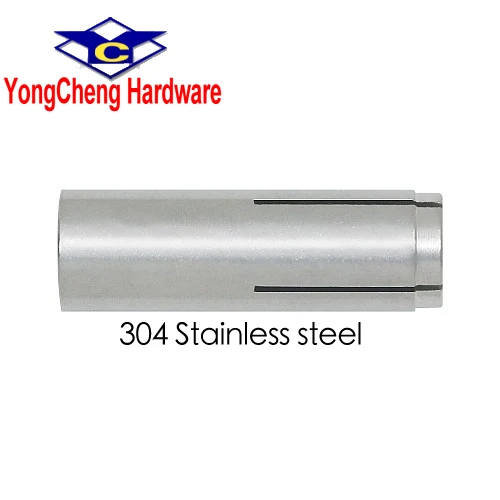 
carbon steel stainless steel SS304 flanged lipped knurled drop in anchor 