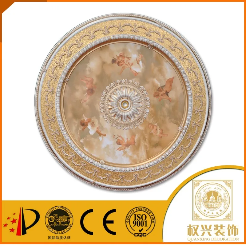 
Luxury classic European style decorative polystyrene ceiling tiles photo 