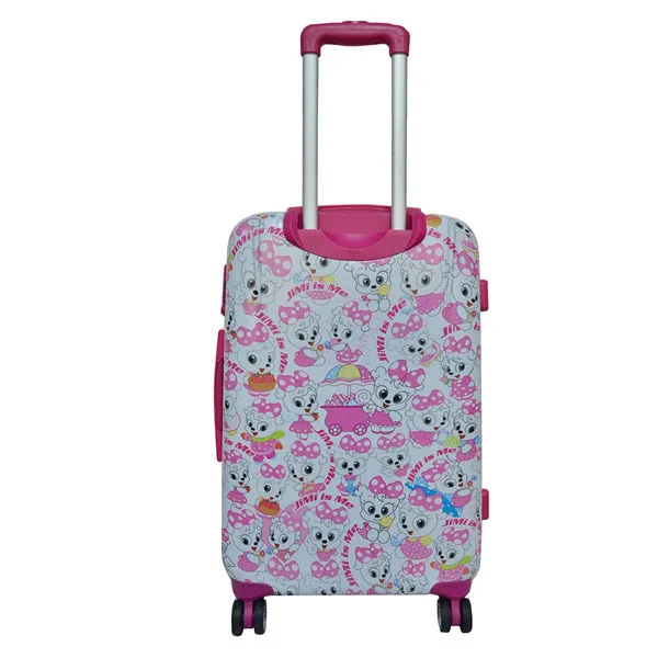 ABS Light Weight 3 Pics Girls Luggage Sets for Travel with a Handbag