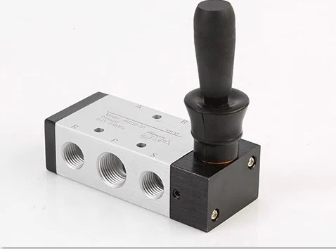 PNEUTEC 5 way 4H210-08 Port 1/4 BSP 4H210-06 1/8 BSP Manual control directional reset type Pneumatic hand pull valves