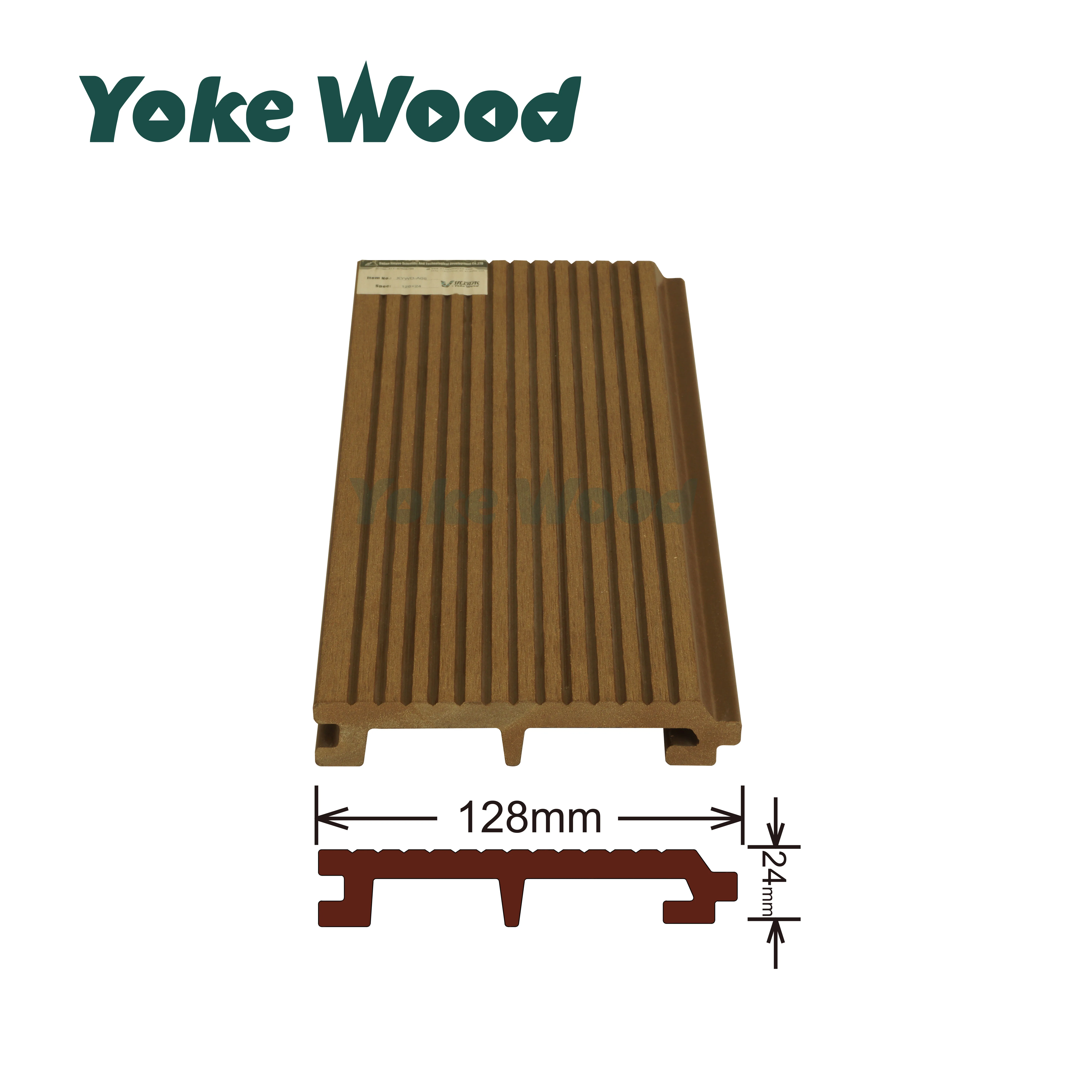 Exterior WPC wall panel/Wood Plastic Composite /grooved wall cladding louver roof composite fence panels balcony railing