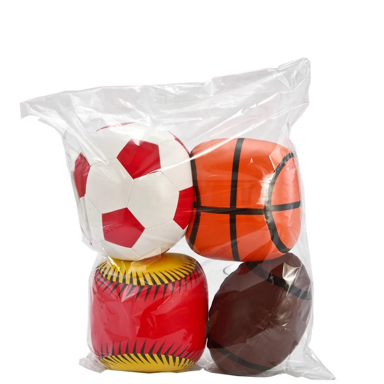 Stuffing cotton ball set PVC baby toy balls filled soft sports ball