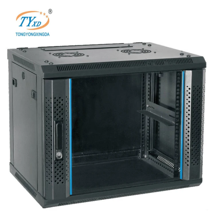6U wall mount switch router 19 inch cabinet CCTV cabinet