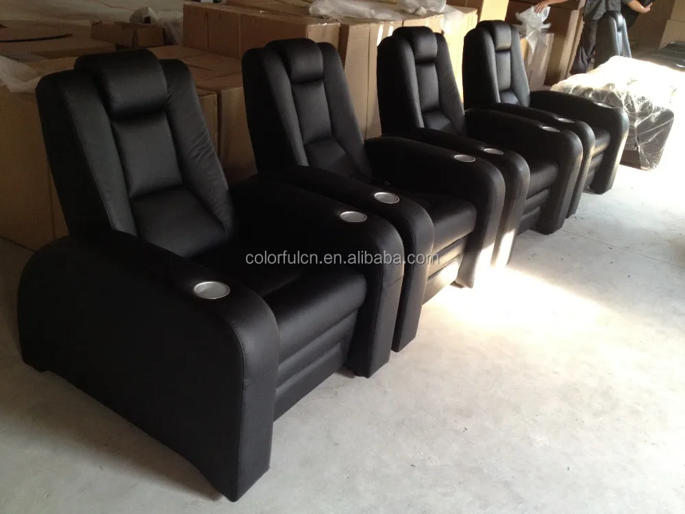 Single Leather Home Theater Chair Cinema Seating LS811