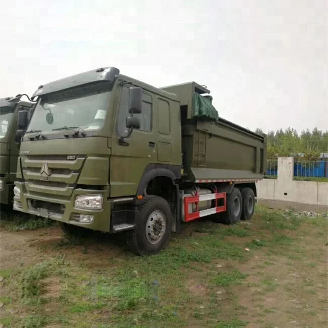 SINOTRUK HOWO high quality tipper for military use dump truck