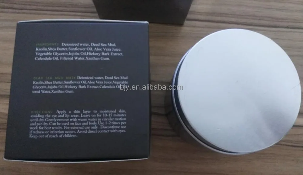 China Dead Sea Mud Facial Mask For Skin Black Mask Treatment Private Label