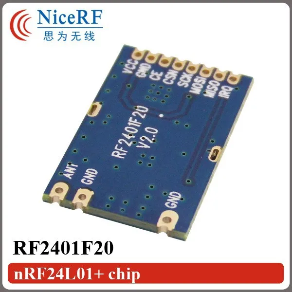 G-NiceRF FCC /CE approval! RF2401F20 - 400m 20dBm 2.4GHz wireless module nrf24l01 2.4g rf module