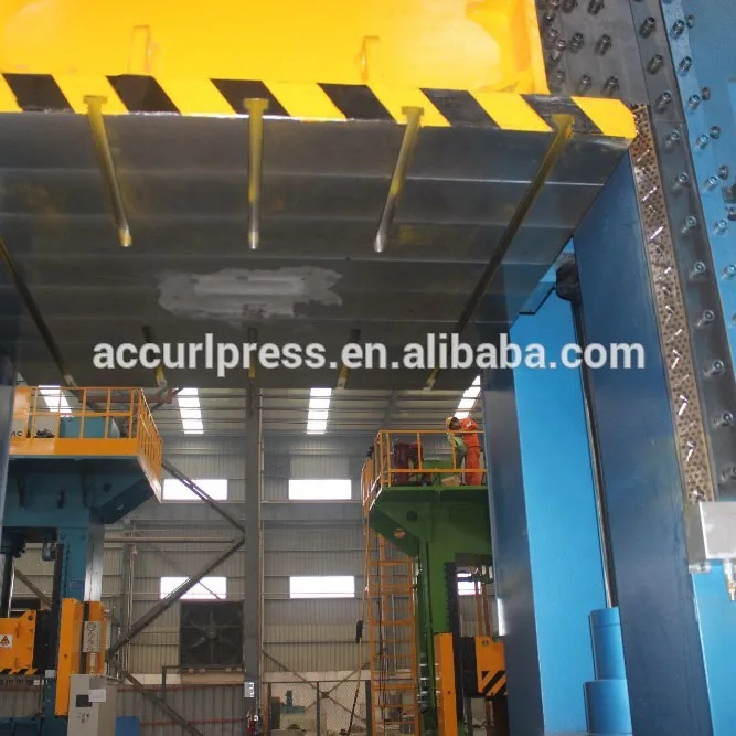 ACCURL Deep drawing hydraulic press 1000T for  Four-column Fine blanking hydraulic press