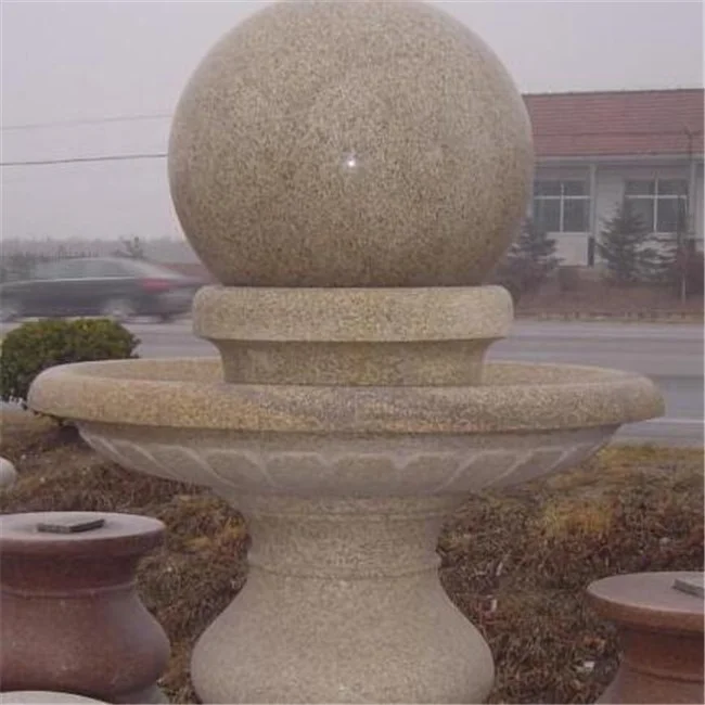 Top quality large stone sphere, stone garden products