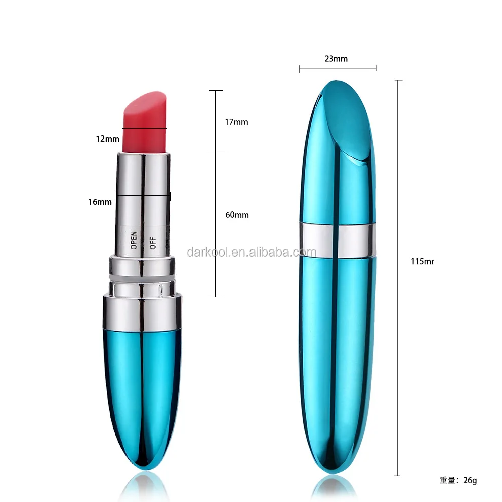 DB-018/Classic Multicolor Lipstick Shape Bullet Vibrator Waterproof Sex Product