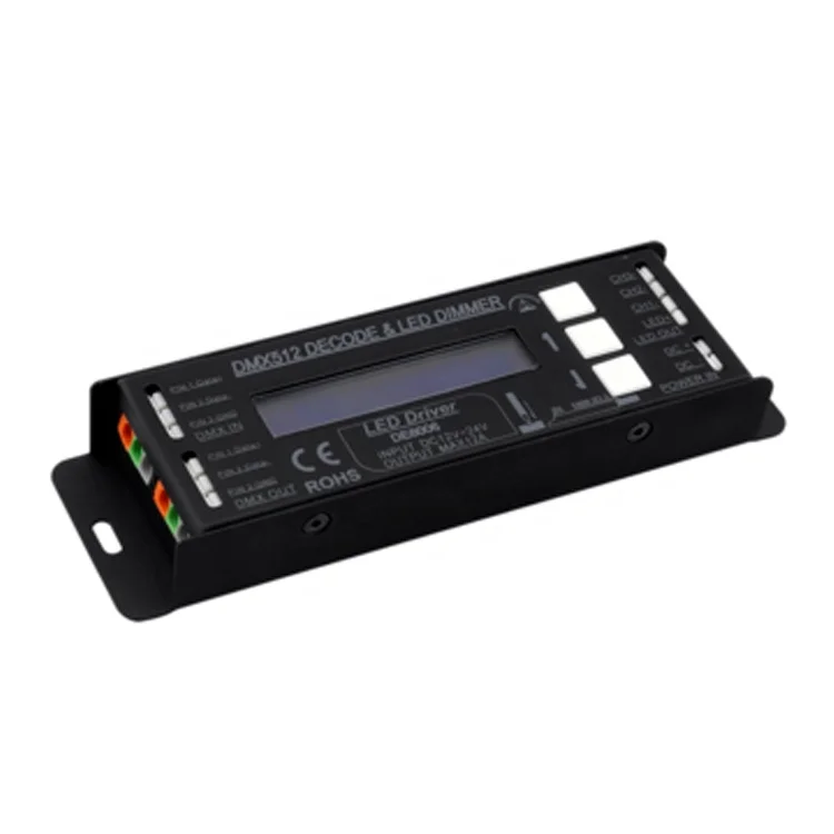 RGB manual led DMX decoder Model DE8006
