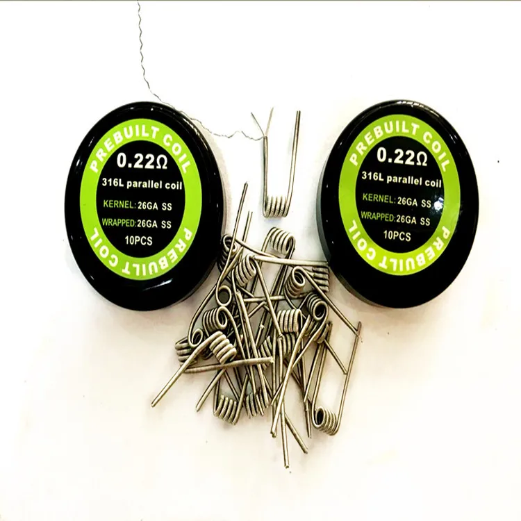 Top selling electronic cigarettes fused clapton 316l stainless steel coil