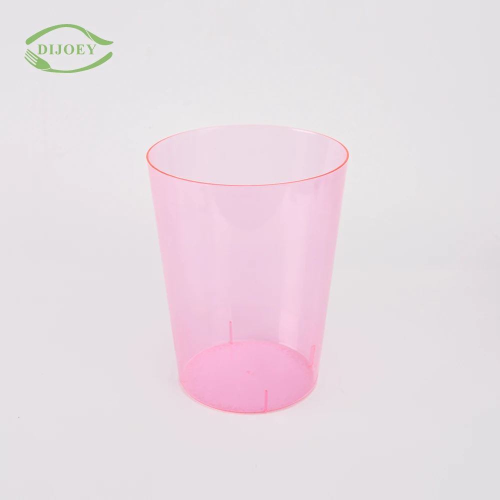Custom disposable small square shape clear wine beer champagne ice bucket