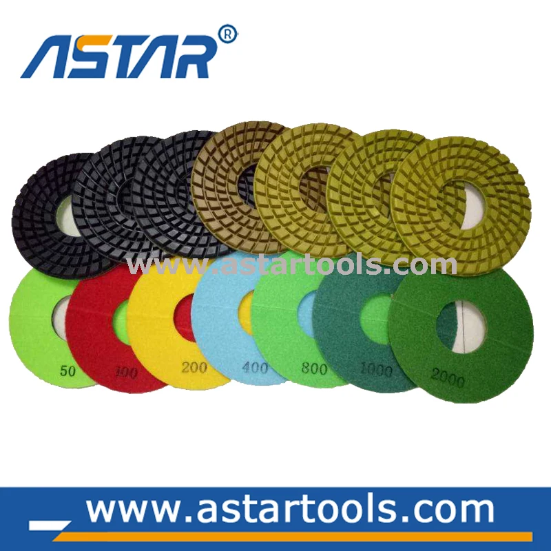 Diamond resin polishing pad marble granite concrete glass