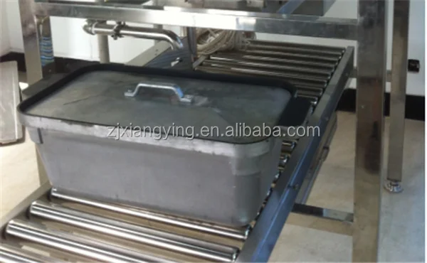 XYCF-450 automatic industrial rice cooking line/instant rice processing line