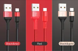 HOCO USB C Cable USB Type C Charge Data Sync USBC Cord Charger Type Fast Mobile Charger USB Cables