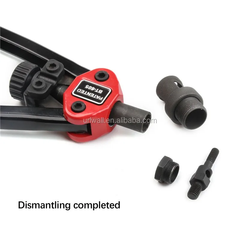 Urlwall Removal Replacement Screw Blind Heavy Hand Insert Rivet Nut Tool Manual Mandrels M3-M10 Auto Rivet Kit