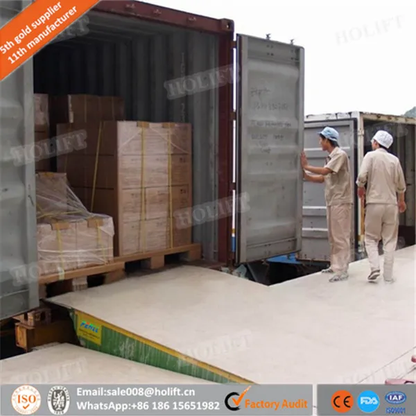 Holift brand Warehouse used car ramp stationary dock leveler dock ramps for sale low price