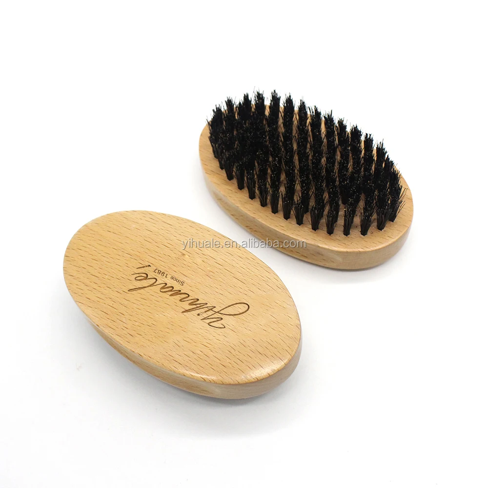 Beard Comb & Beard Brush Set for Men Natural Boar Bristle Brush and  beech Wood Comb
