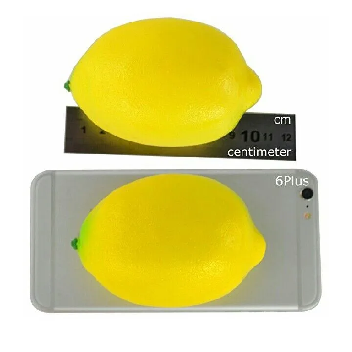 YIPAI 50mm mini Polystyrene plastic foam artificial fruit lemon for home decoration