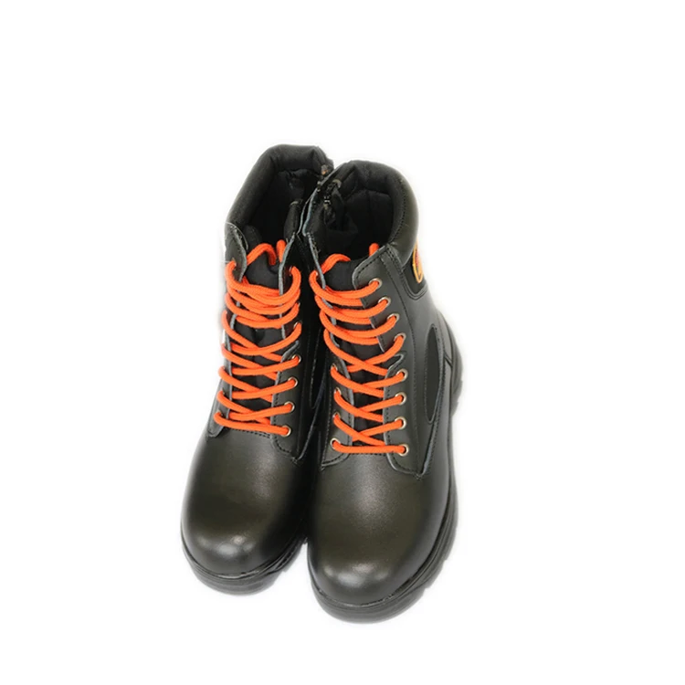 Black Leather working waterproof boots on sale